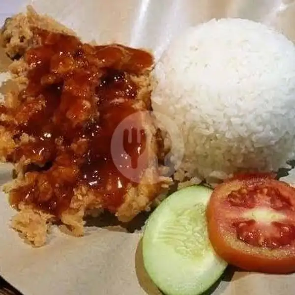 Nasi Ayam Geprek Fillet Asam Manis | Warung Mantune