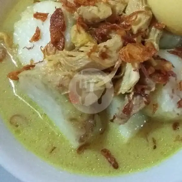2 Porsi Lontong Opor Ayam Suwir | Lontong Opor Ayam Buk Ning, Jambon