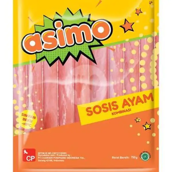 Asimo Sosis Ayam Kombinasi 750Gr | Prima Freshmart, Pahlawan Cinangka