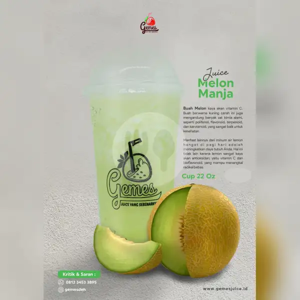 Melon Manja | Gemes Juice, Candi