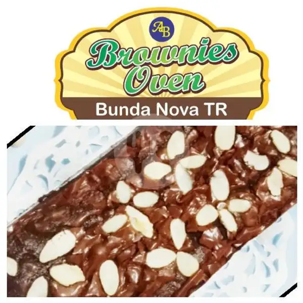 BROWNIES OVEN TOPING ALMOND | Brownies Bunda Nova TR, Tidar