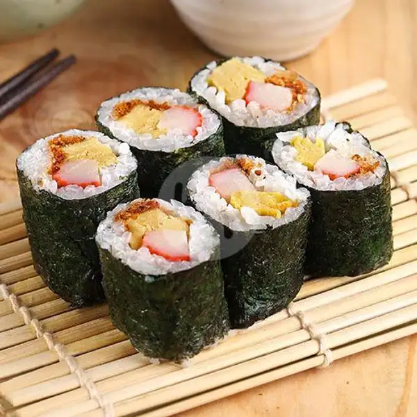 Kani Tamago Floss Maki | Sushi Yay, Dago