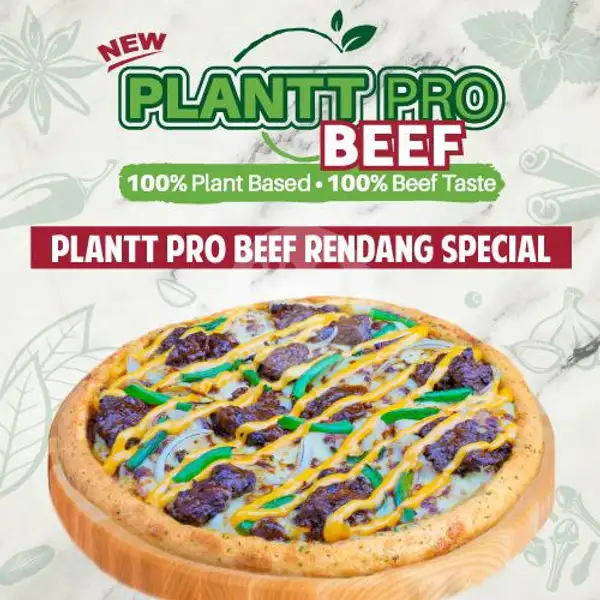 Plantt Pro Beef Rendang Special | Domino's Pizza, Citayam