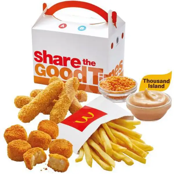 Spicy Chicken Bites, Chicken Fingers, RFries, Crunchy Bubble | McDonald's, Mall Ratu Indah