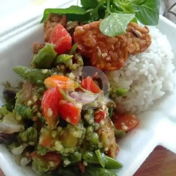 Nasi Ayam Goreng SambaL Pecak | Pangsit Viral Juanda