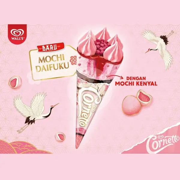 Cornetto Daifuku | Ice Cream Walls - Gajah Mada (Es Krim)