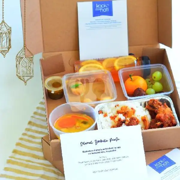 Premium Iftar Box With Coffe | Kopi Dari Hati Sukajadi