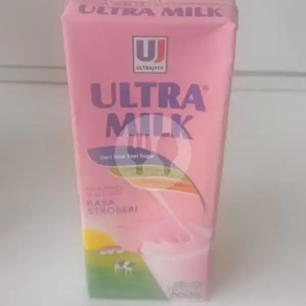 Ultramilk Strawbery 200ml | Tahu Gila, Shihlin Vins, Jus Buah Segar, Pedurungan