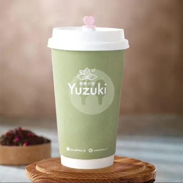 Hot Green Tea 500ml | Yuzuki Tea & Bakery Majapahit - Cheese Tea, Fruit Tea, Bubble Milk Tea and Bread