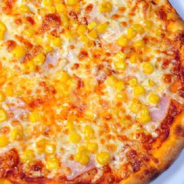 Pizza Chilli Corn With Ham | Oregano Kitchen, Canggu