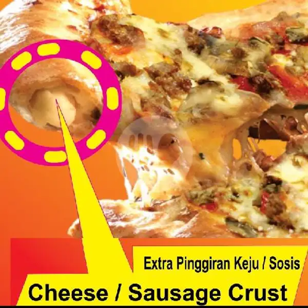 Sausage Crust (M) | Sicilian Pizza, Tiara Dewata Supermarket