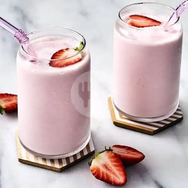 Milkshake Stroberi | Geprek Gaplok, RA Kartini