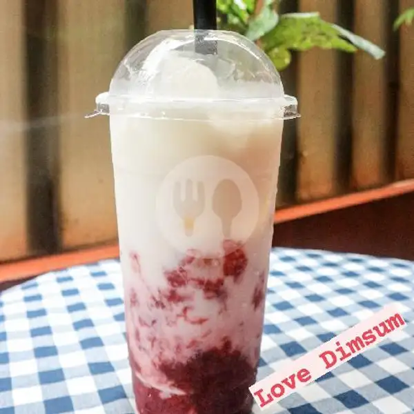 Korean Strawberry Milk Latte | Love Dimsum, Kiaracondong
