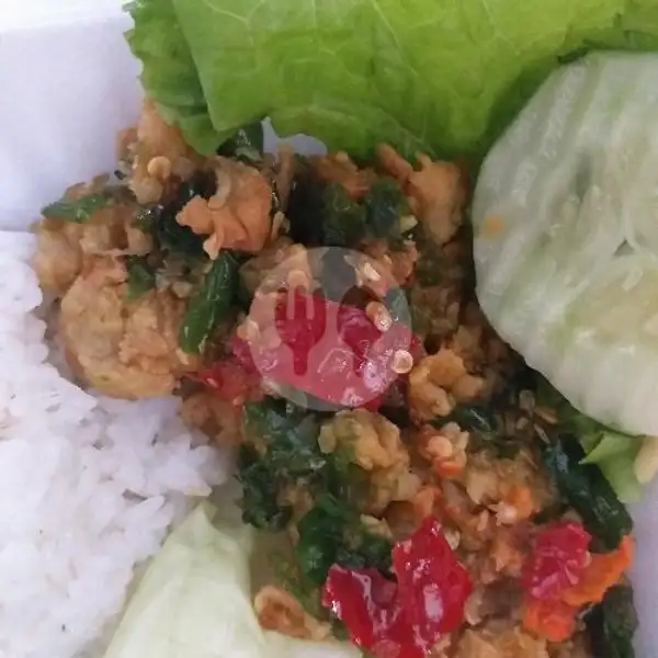 Nasi Ayam Geprek Sambel Ijo | Warung Lesehan Kak Rui, Perak