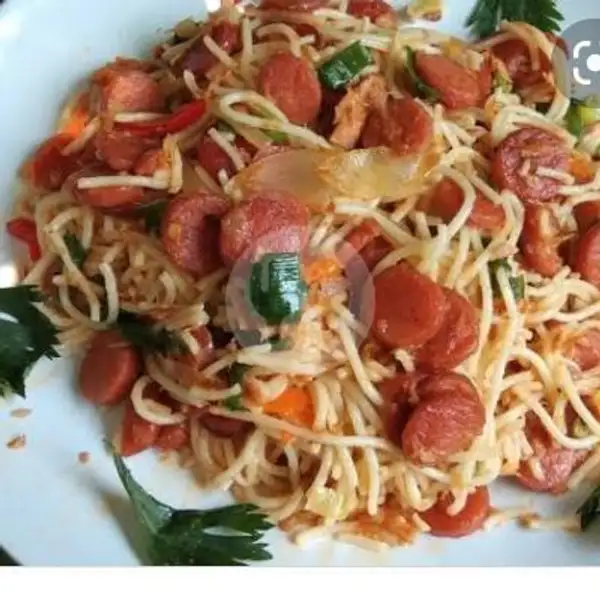 Spaghetti Goreng Sosis | Cemilan Sabrina, Cakung
