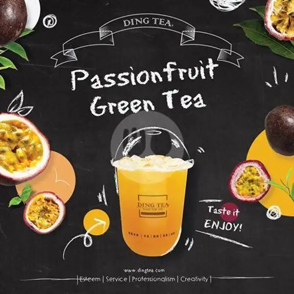 Passion fruit Green Tea (M) | Ding Tea, Nagoya Hill