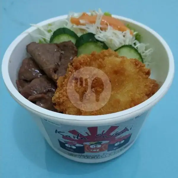 Beef Teriyaki Katsu Rice Bowl | Sushi Kaila, Pondok Aren