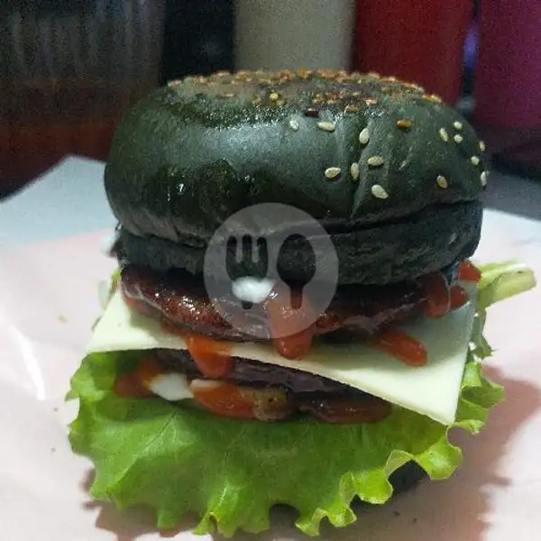 Double Beef Premium Blackpeper Burger Cheese | Kebab Rasa