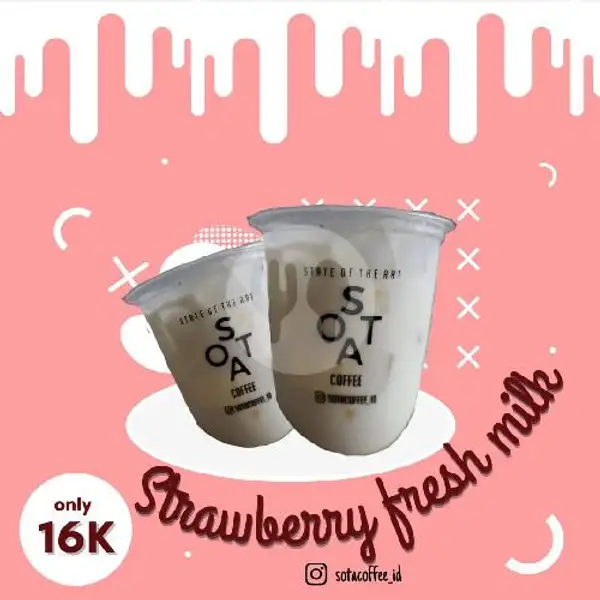 Strawberry Fresh Milk | SOTA Coffee