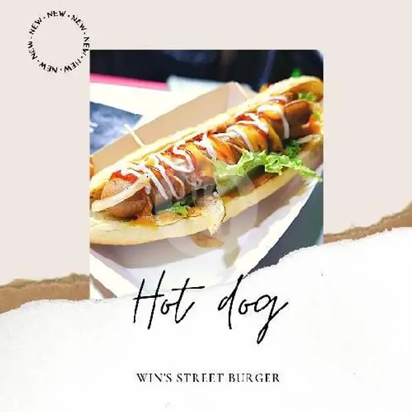 Chicken Hot Dog | Burger,Hot dog, Sandwich Win's Street Burger, Denpasar