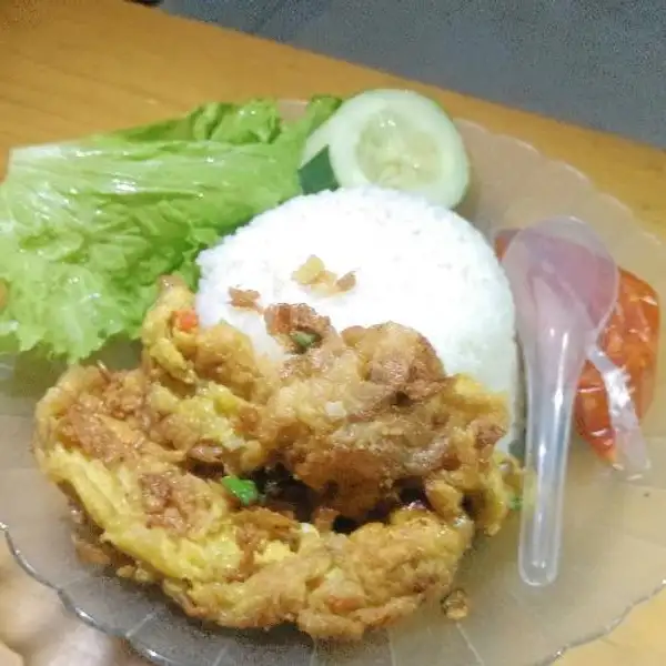 Nasi Telor Dadar | Ayam & Tempe Bakar Din Din, Pondok Kopi