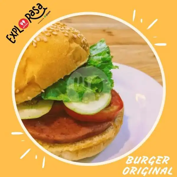 Burger beef Original | Kedai Jajan Syauqi, Pondok Gede