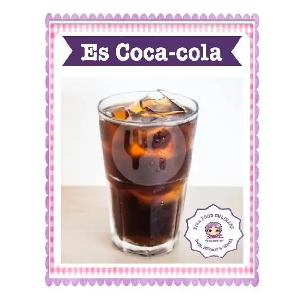 Es Coca-cola | Pecel Lele Dan Ayam Bakar Bumbu Kacang Purple House Cafe, Senen