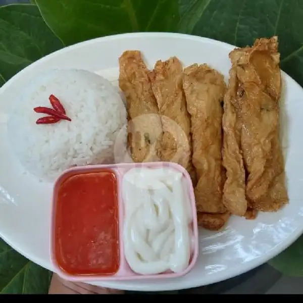 Paket Nasi + Fish Roll + Es Teh | Aneka Katsu Dan Gongso Endess, Bukit Unggul