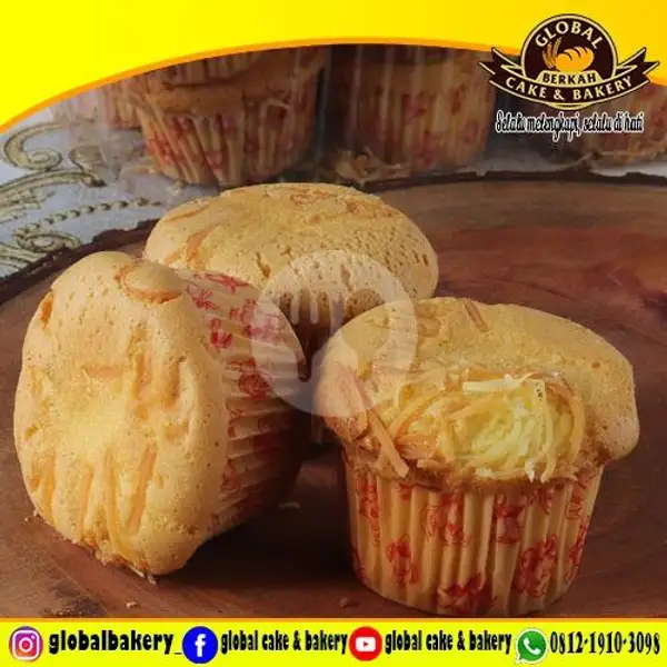 Muffin Keju | Global Cake & Bakery,  Jagakarsa