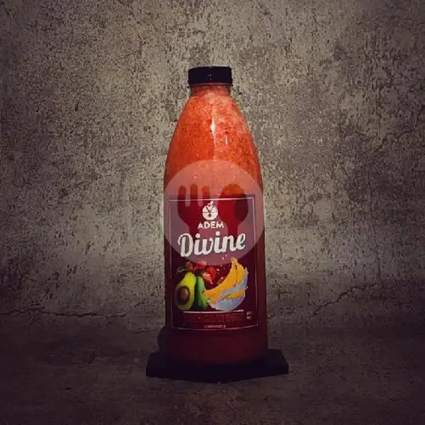Kis Mi (600ml) - Kiwi + Strawberry | Adem Juices & Smoothies, Denpasar