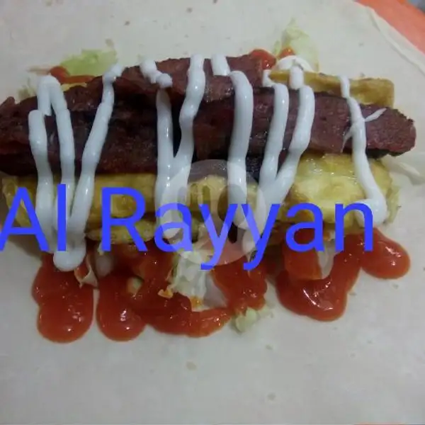Kebab Premium Beef Plus Egg Pedas | Black Burger Dan Kebab Al Rayyan, Bulak