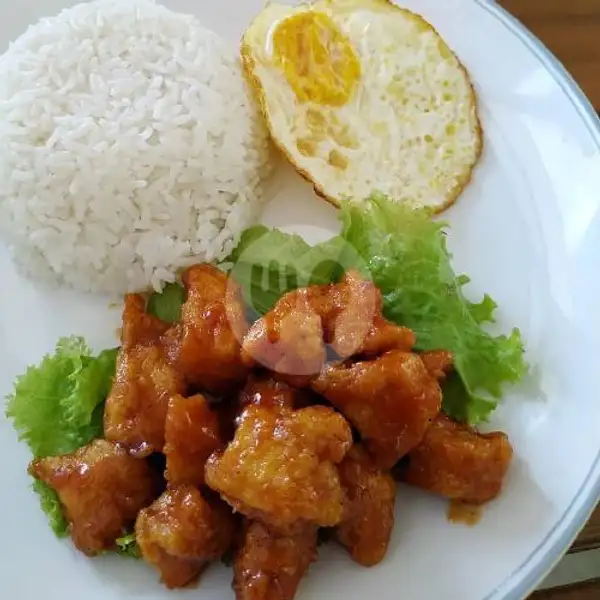 Ayam ala Thai + Nasi Putih | Cincai Cafe, Baloi Kusuma