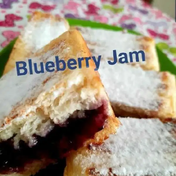 Blueberry Jam - Milo | Roti Bakar Bandung Bang Aal, Mojosari