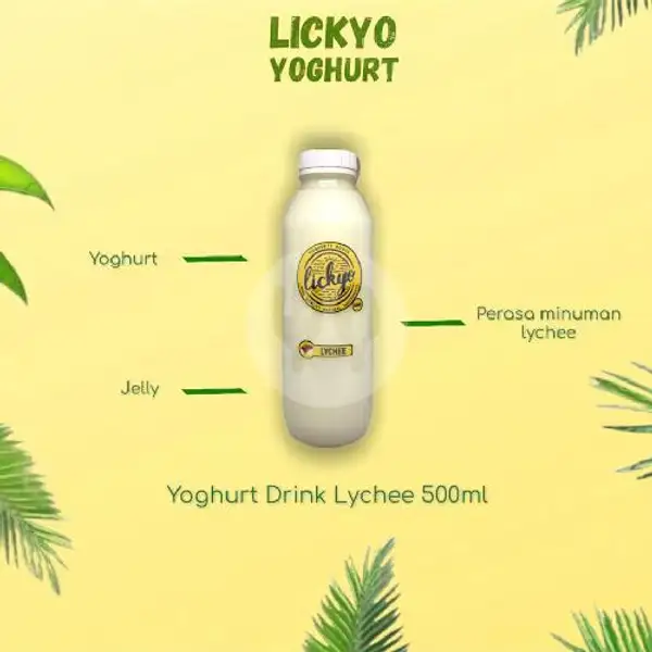 Yoghurt Drink Lychee 500ML | LickYo Creamy Yoghurt, Reog