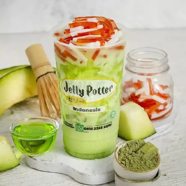 Matcha Melon Mix | Jelly Potter, Neglasari