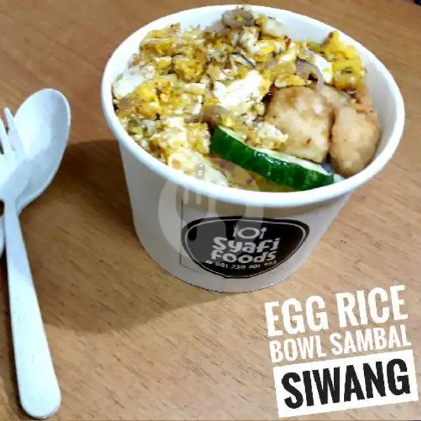 Egg Rice Bowl Sambal Siwang | Syafi Foods, Mayangan