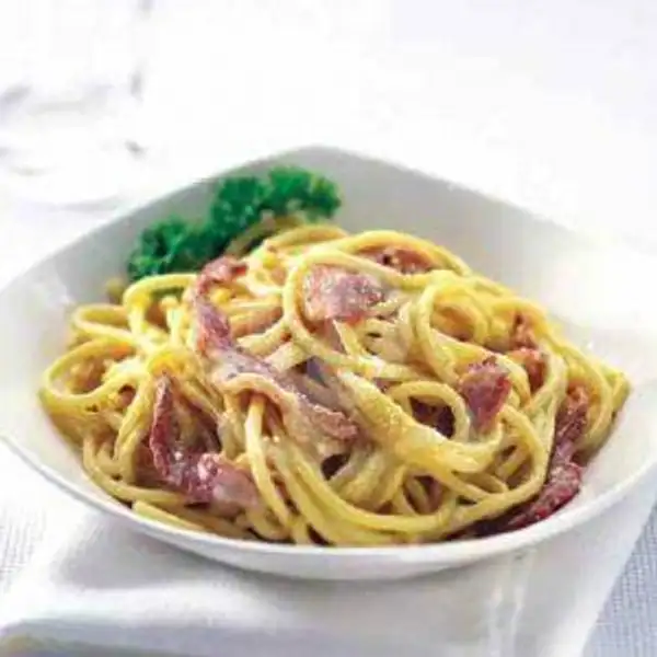 Carbonara (Spaghetti/Fettuccine) | Excelso Cafe, Vitka Point Tiban