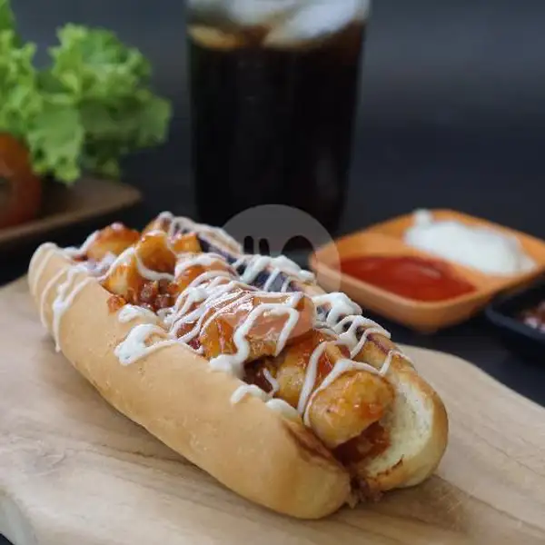 Hotdog Bakso Saos Legit | Rasa Kita, Pinata Foodcourt Pertokoan IDT Genteng Biru