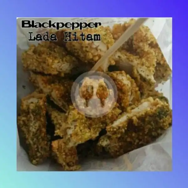 Ayam Iris Crispy Topping Rasa Blackpepper/Lada Hitam. | Ayam Iris Crispy Azzhel