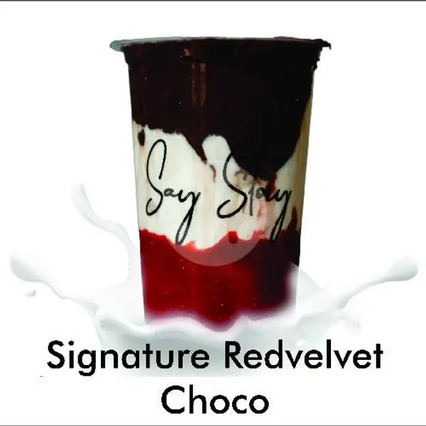 Signature Red Velvet Choco | Telur Gulung, Corndog Tee Gart, Kopo