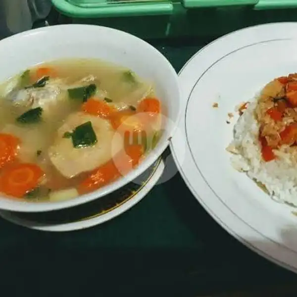 Nasi Sop Ayam | Warung Bu Yanti, Limau Manis