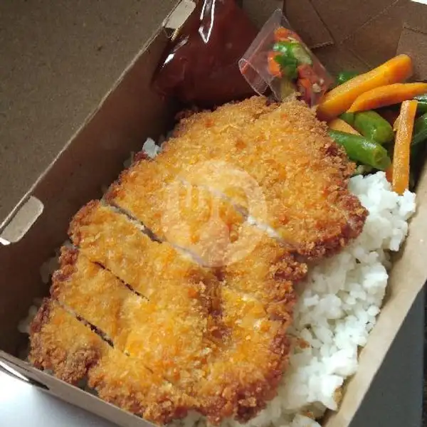 Tempe Katsu Rice Box | Ayam Chicken Rice Box, Belimbing