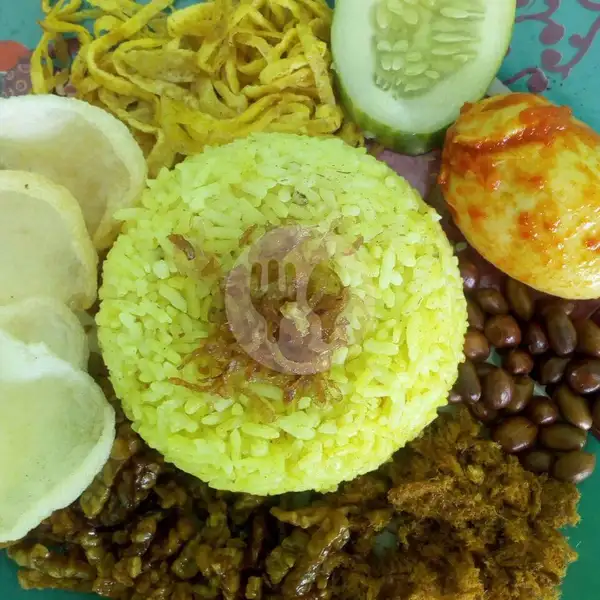 Nasi Kuning Telur Balado | Nasi Kuning Dan Opor Ayam, Kemuning