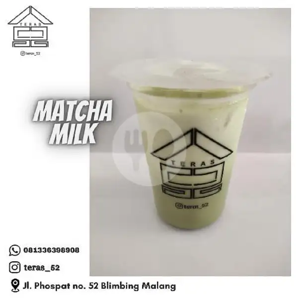 Matcha Milk | Es Kopi & Jus Teras 52 Blimbing