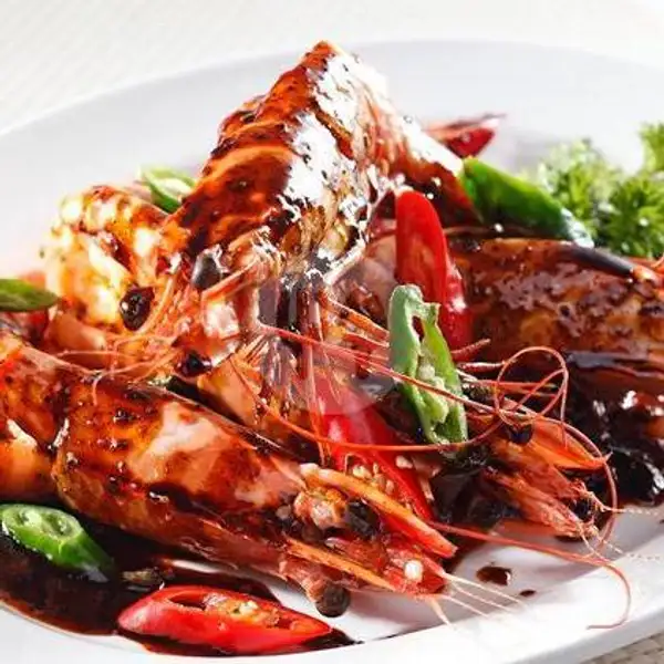 Udang Lada Hitam | Seafood Glory, Batam