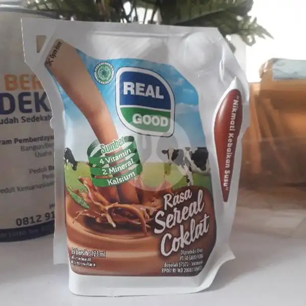 Susu Real Good Rasa Sereal Cokelat 125 Ml | Arfan, Paku Jaya Permai