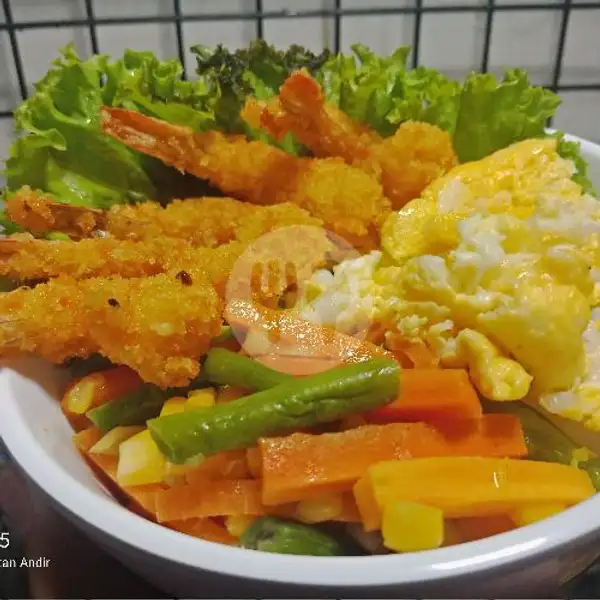 Ebi Furai Rice Bento | Bowlnay by Kantin Nayla, Tamim Belakang