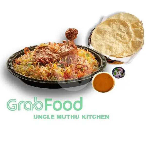 Nasi Briyani/Kebuli Ayam | Uncle Muthu Kitchen, Sesetan