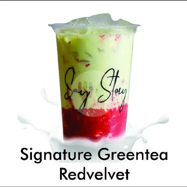 Signature Greentea Redvelvet | Telur Gulung, Corndog Tee Gart, Kopo