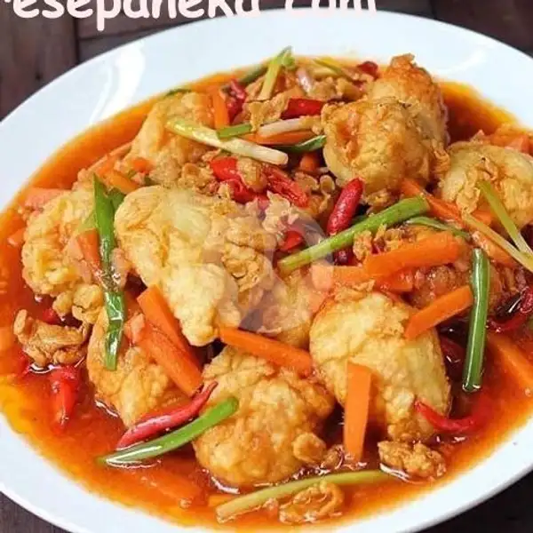 kakap asam manis | Waroeng 86 Chinese Food, Surya Sumantri